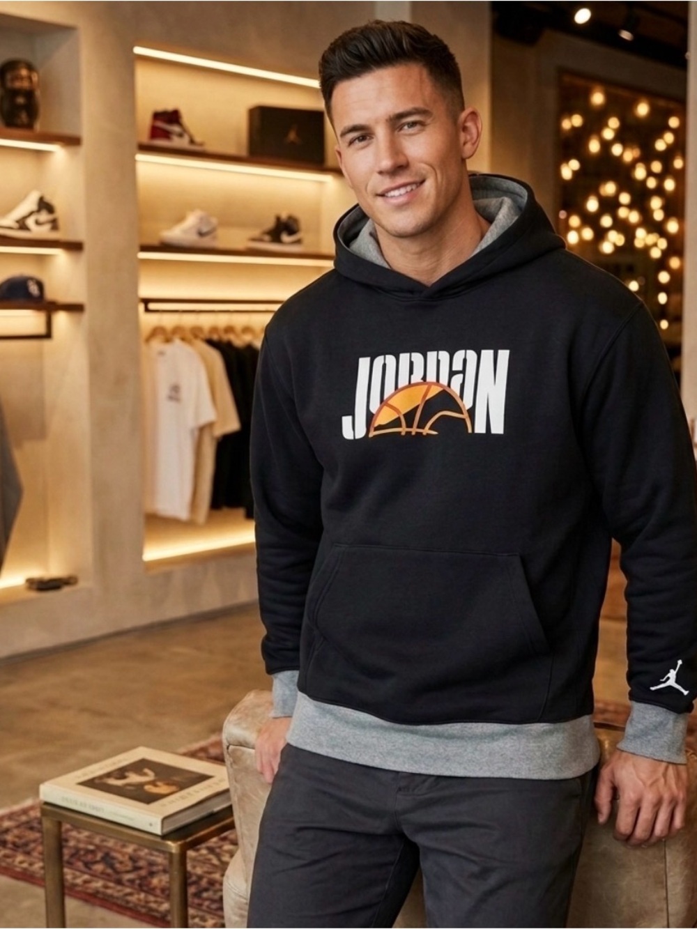 Jordan Sport DNA HBR Fleece Hoodie Pullover Black DC9639-010 Men's Sz 2XL